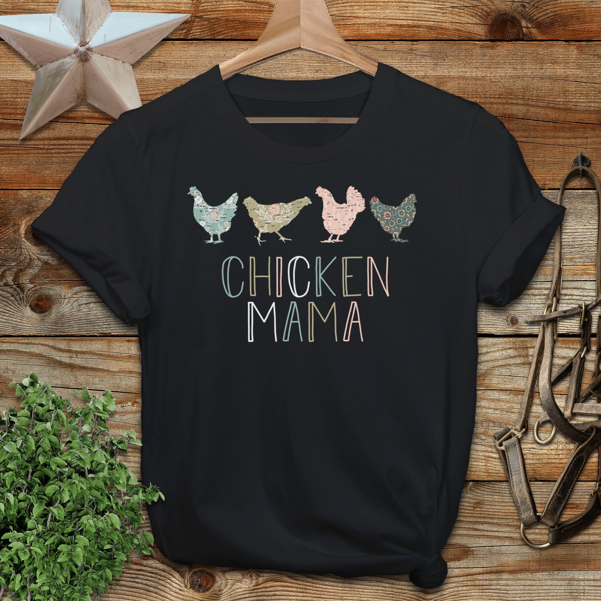 Chicken Mama Pattern Softstyle Tee