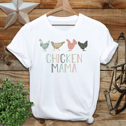 Chicken Mama Pattern Softstyle Tee