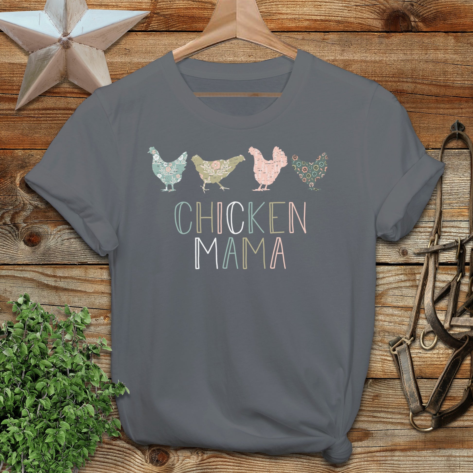 Chicken Mama Pattern Softstyle Tee