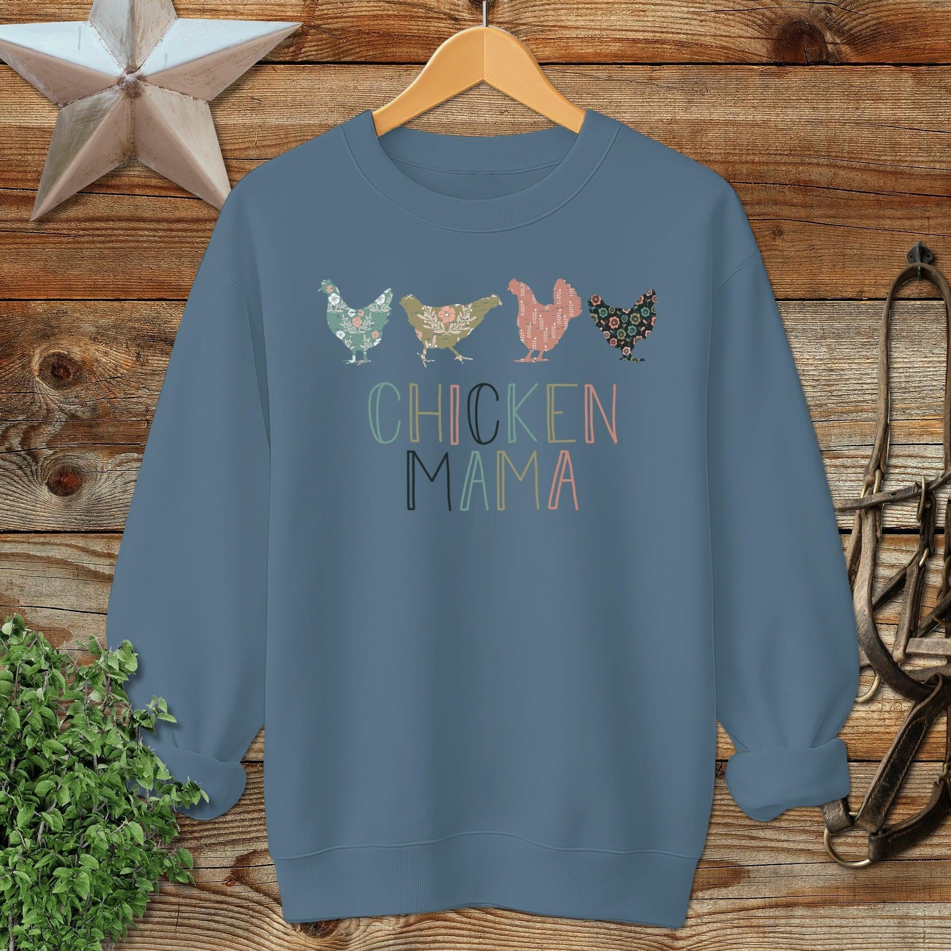 Chicken Mama Pattern Sweatshirt