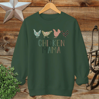 Chicken Mama Pattern Sweatshirt
