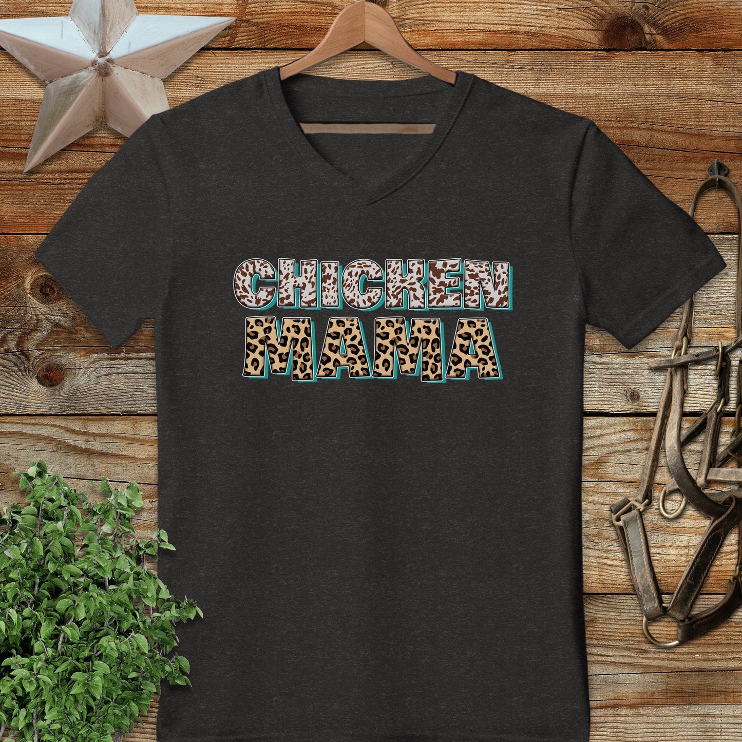 Chicken Mama V-neck