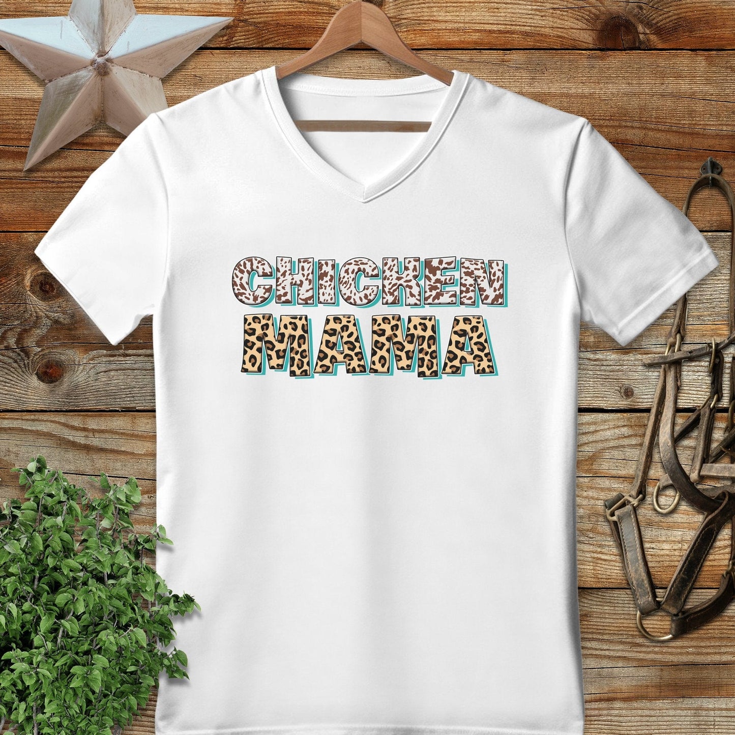 Chicken Mama V-neck
