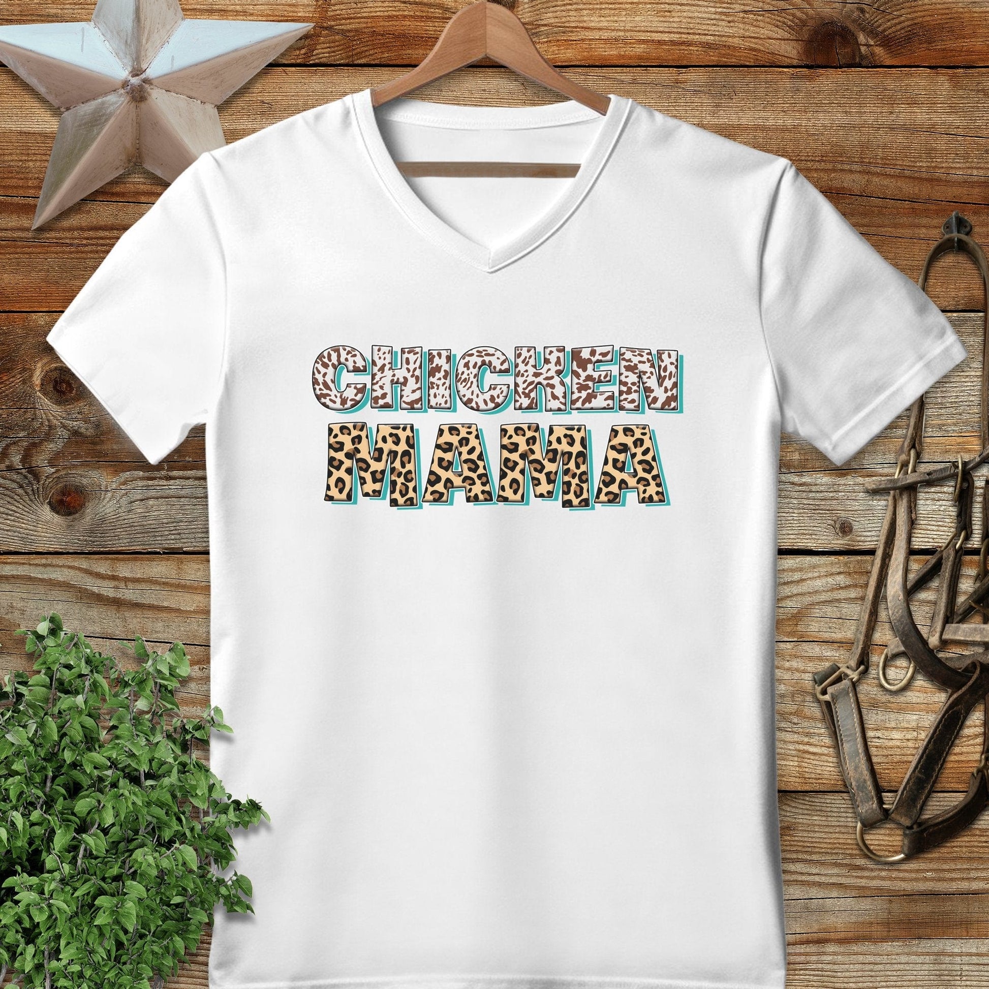 Chicken Mama V-neck