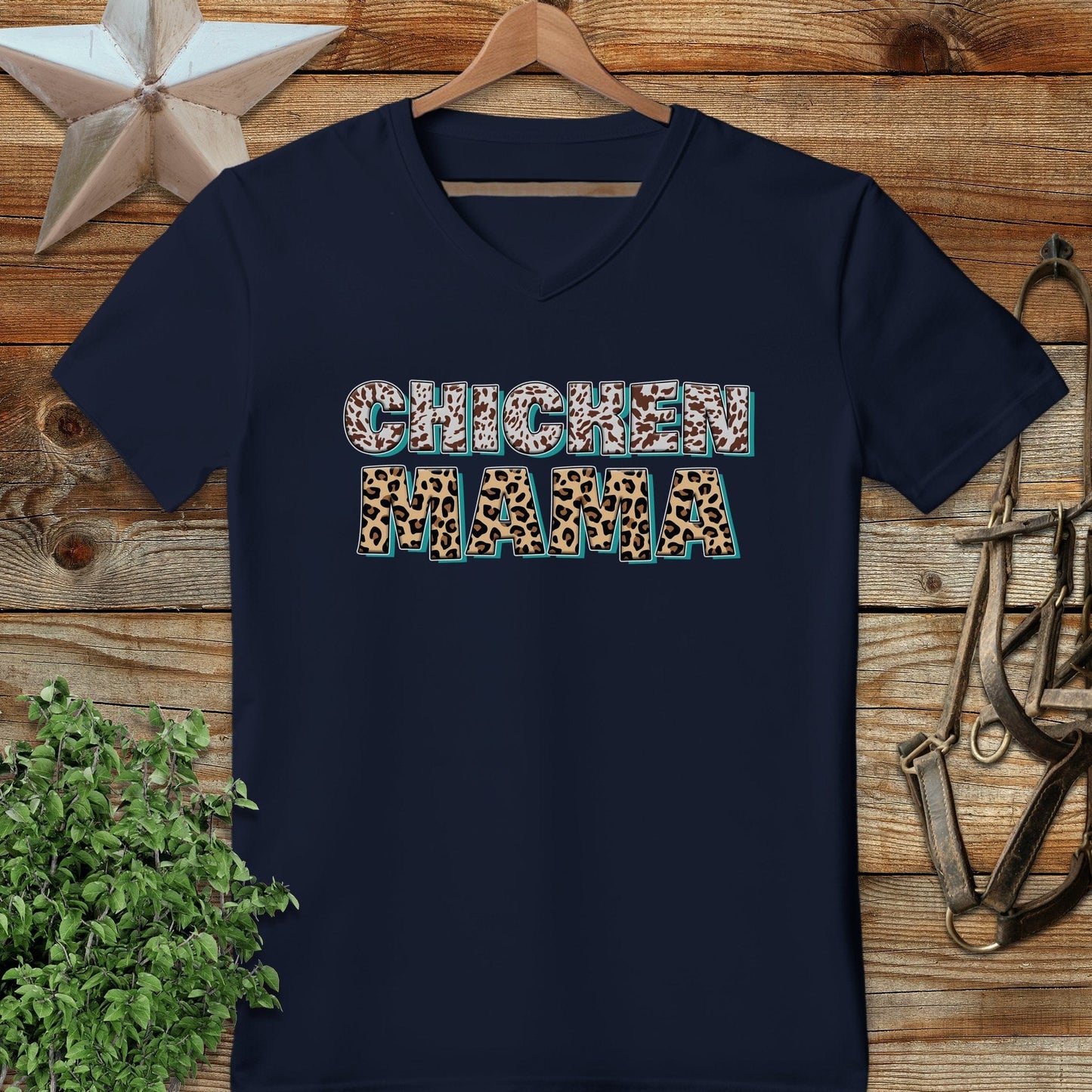 Chicken Mama V-neck