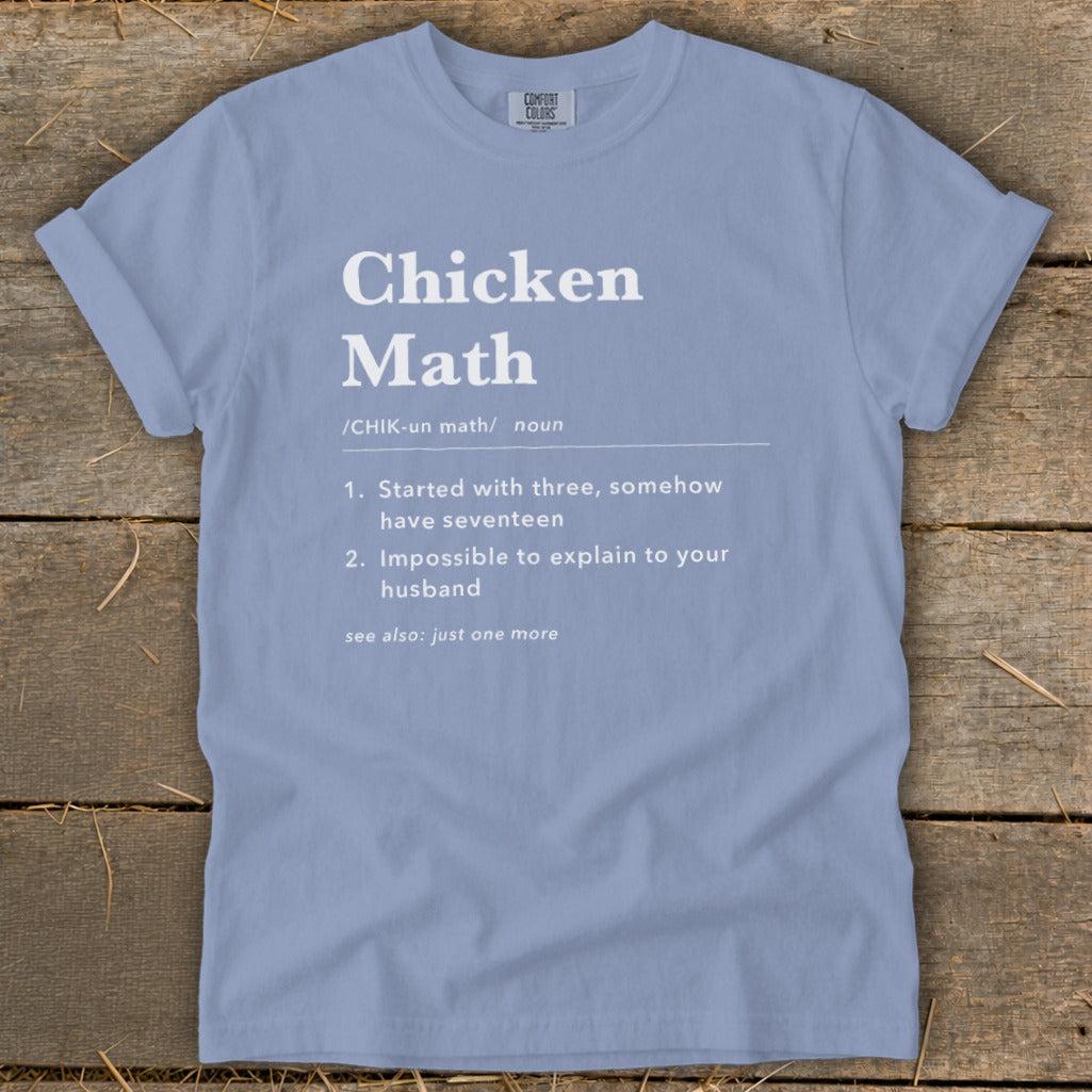Chicken Math Definition Signature Tee
