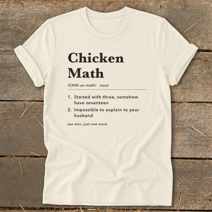 Chicken Math Definition Softstyle Tee