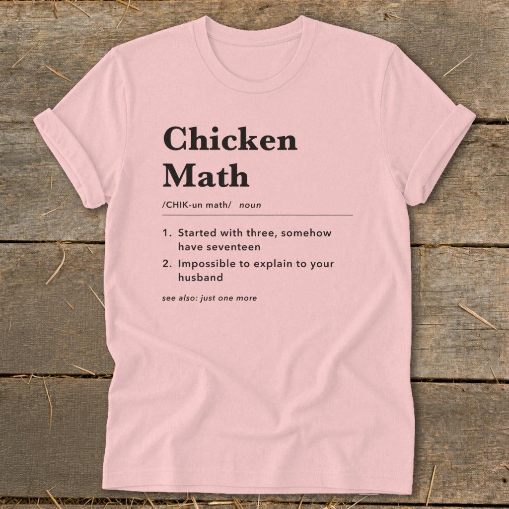 Chicken Math Definition Softstyle Tee