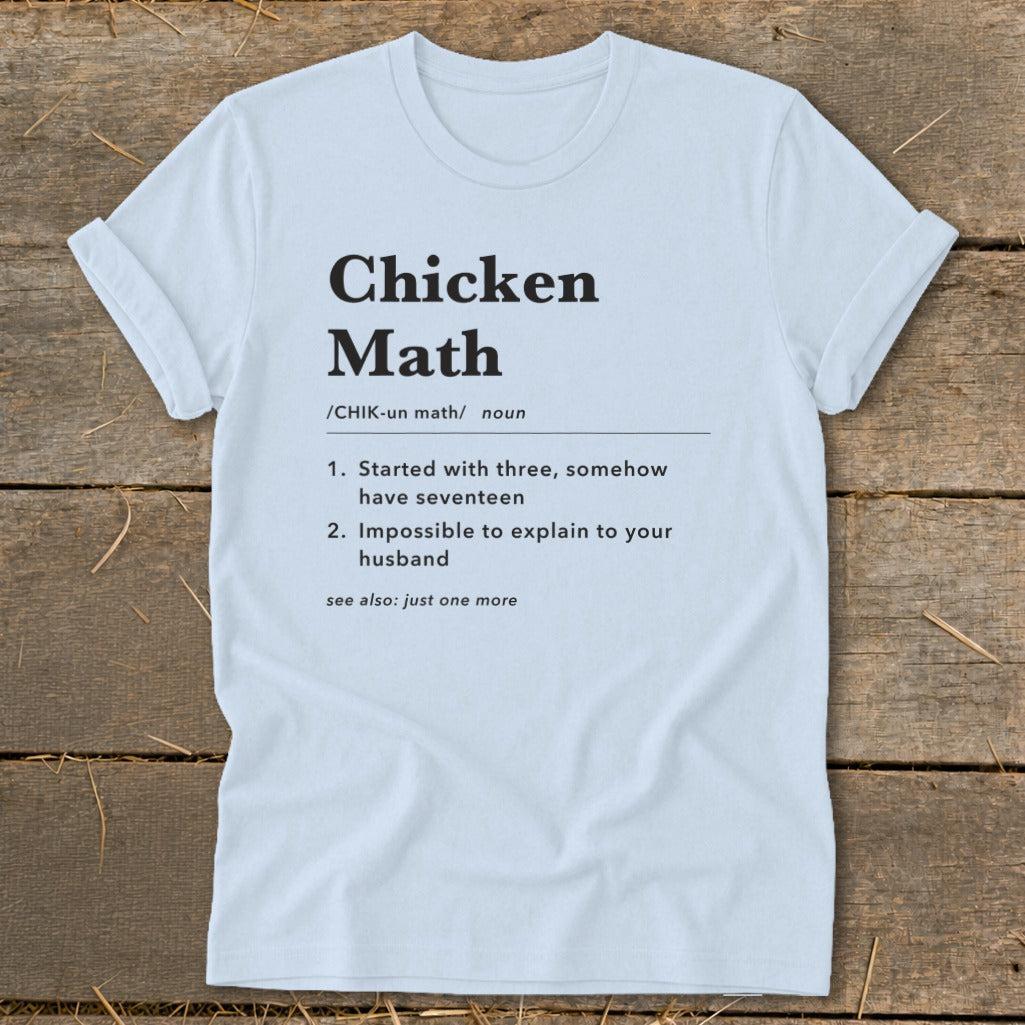 Chicken Math Definition Softstyle Tee