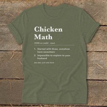 Chicken Math Definition Softstyle Tee