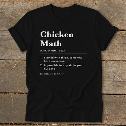 Chicken Math Definition Softstyle Tee
