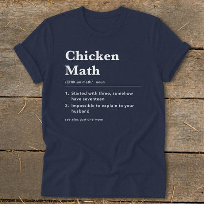 Chicken Math Definition Softstyle Tee