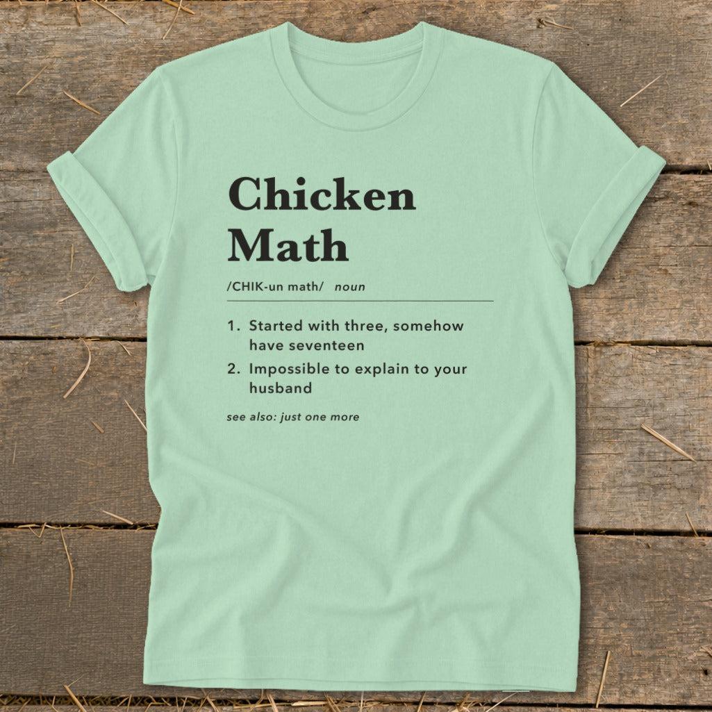 Chicken Math Definition Softstyle Tee