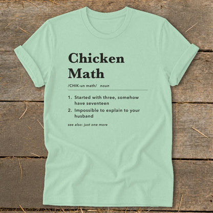 Chicken Math Definition Softstyle Tee