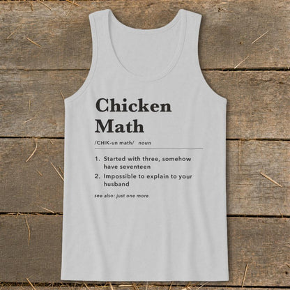 Chicken Math Definition Tank Top