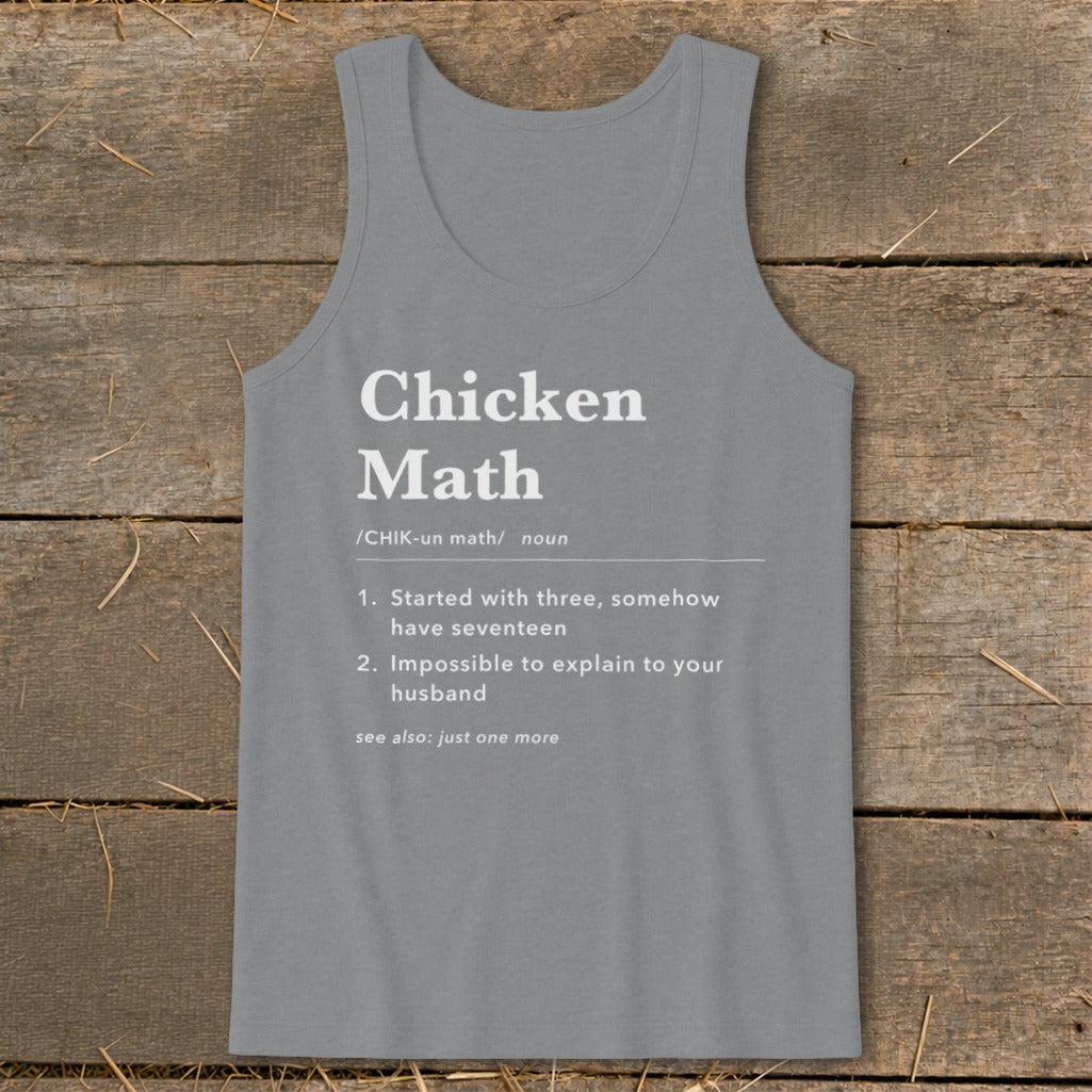 Chicken Math Definition Tank Top
