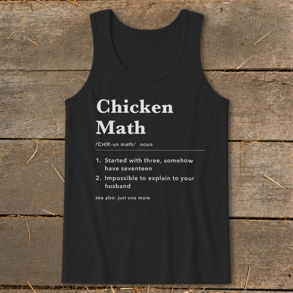 Chicken Math Definition Tank Top