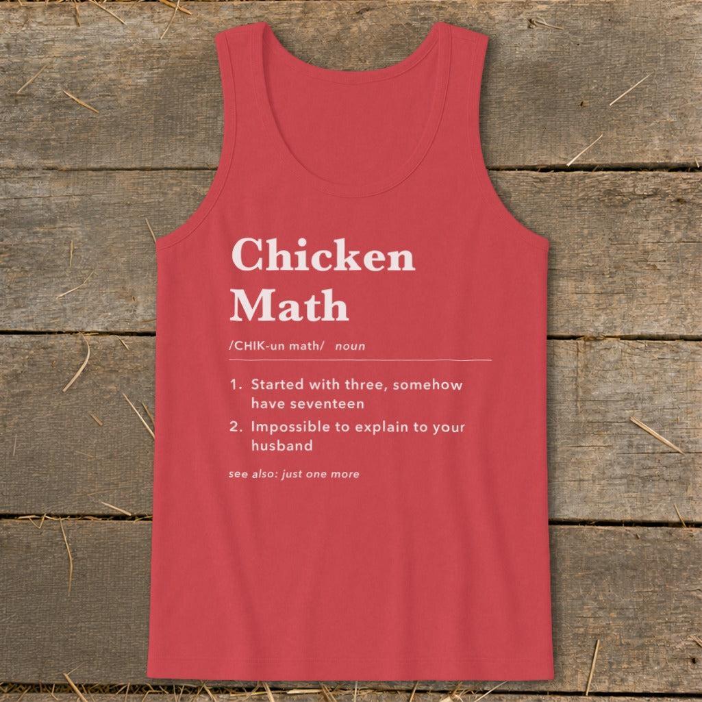 Chicken Math Definition Tank Top