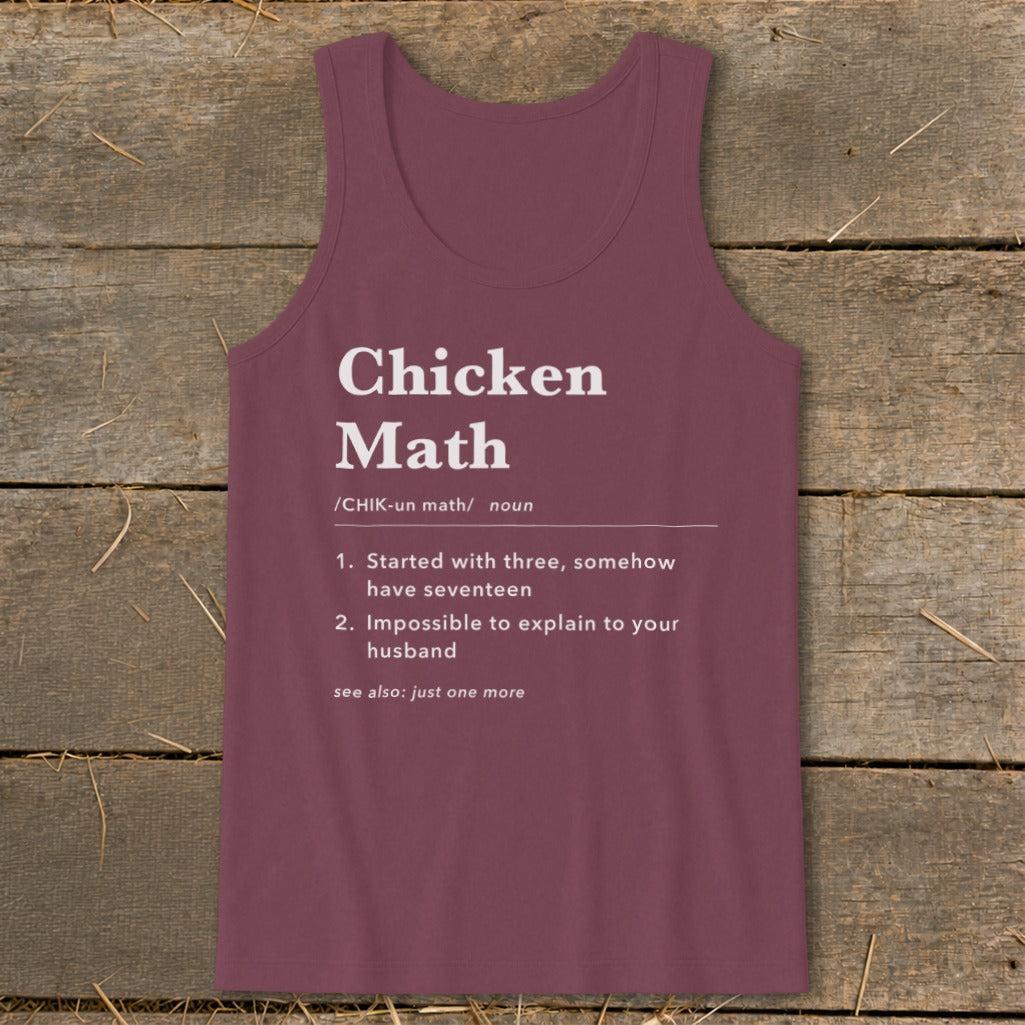 Chicken Math Definition Tank Top