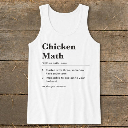 Chicken Math Definition Tank Top
