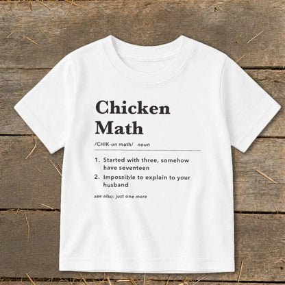 Chicken Math Definition Toddler Tee
