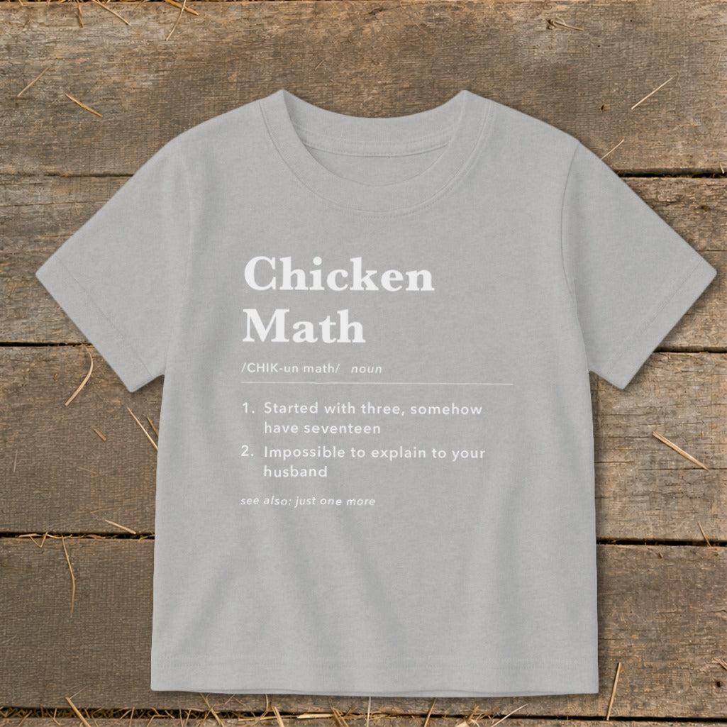 Chicken Math Definition Toddler Tee