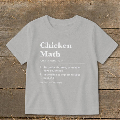 Chicken Math Definition Toddler Tee