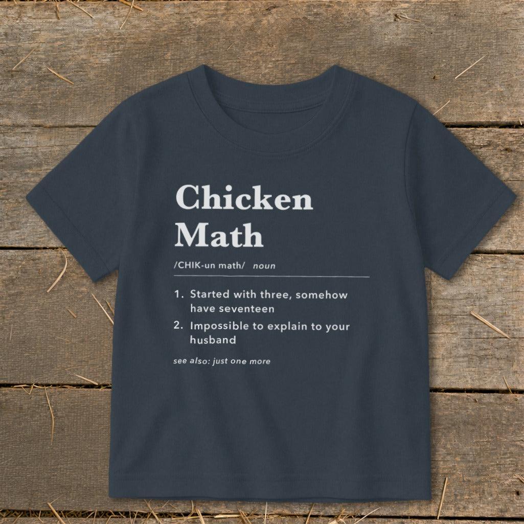 Chicken Math Definition Toddler Tee
