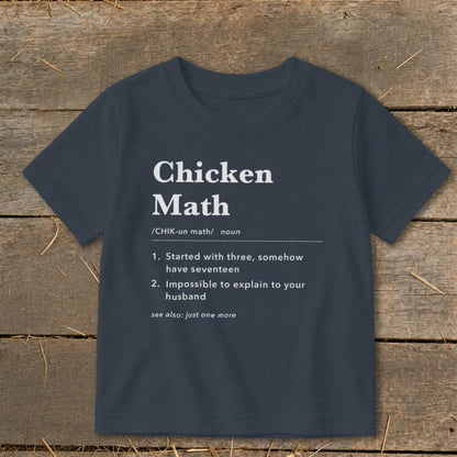 Chicken Math Definition Toddler Tee