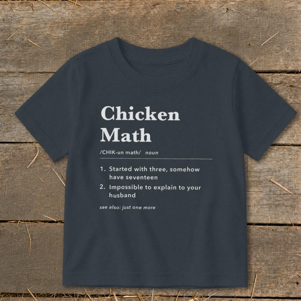Chicken Math Definition Toddler Tee