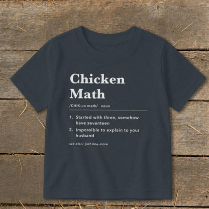 Chicken Math Definition Toddler Tee