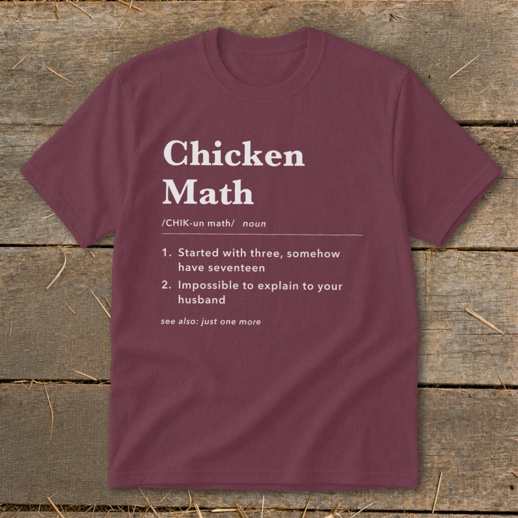 Chicken Math Definition Youth Tee
