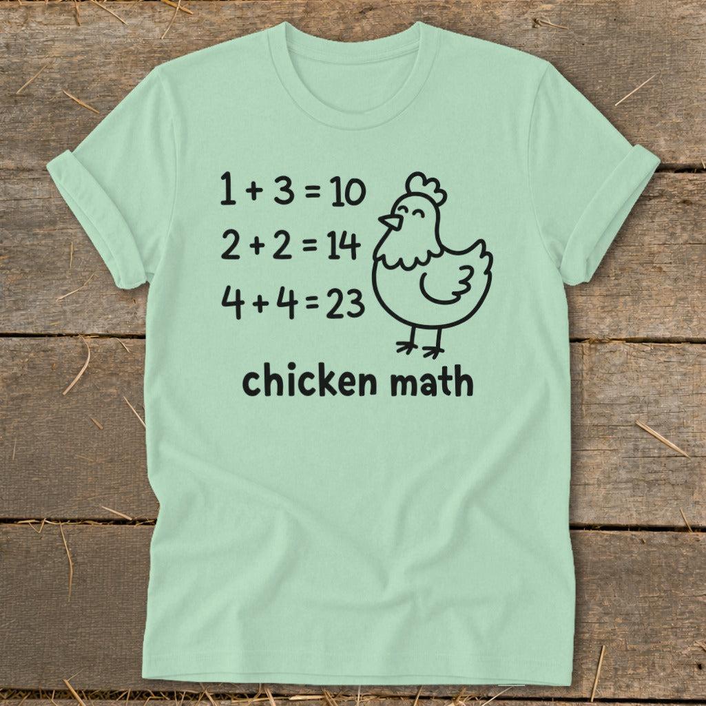 Chicken Math Hen Softstyle Tee