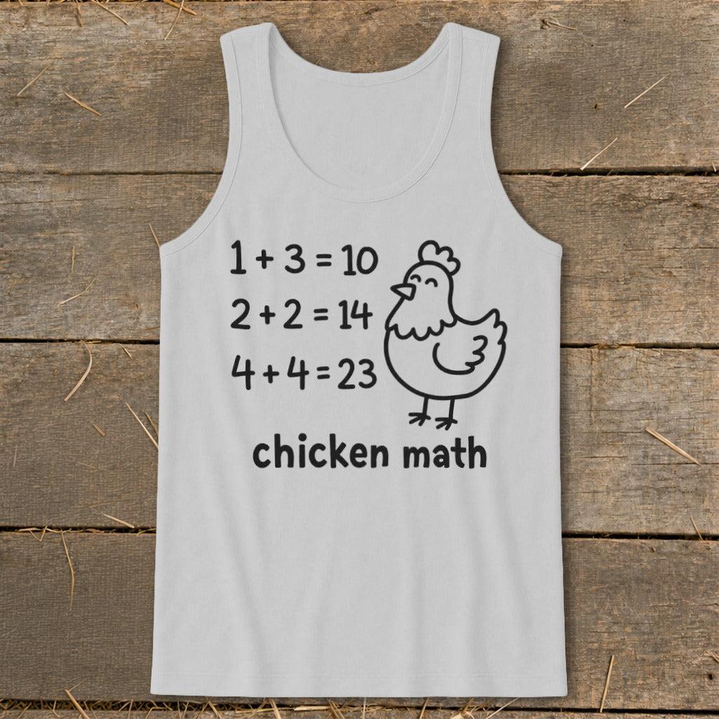 Chicken Math Hen Tank Top