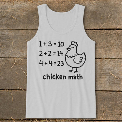 Chicken Math Hen Tank Top