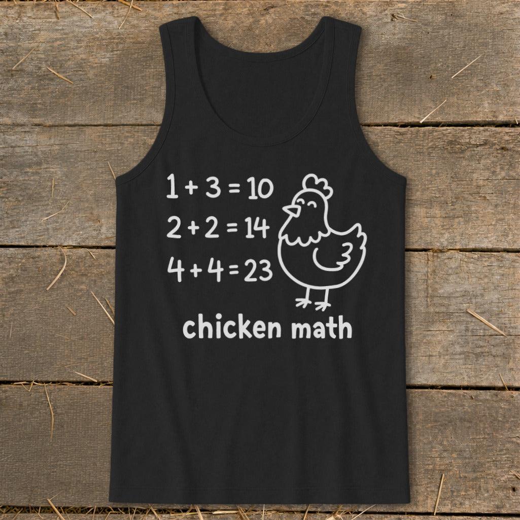 Chicken Math Hen Tank Top