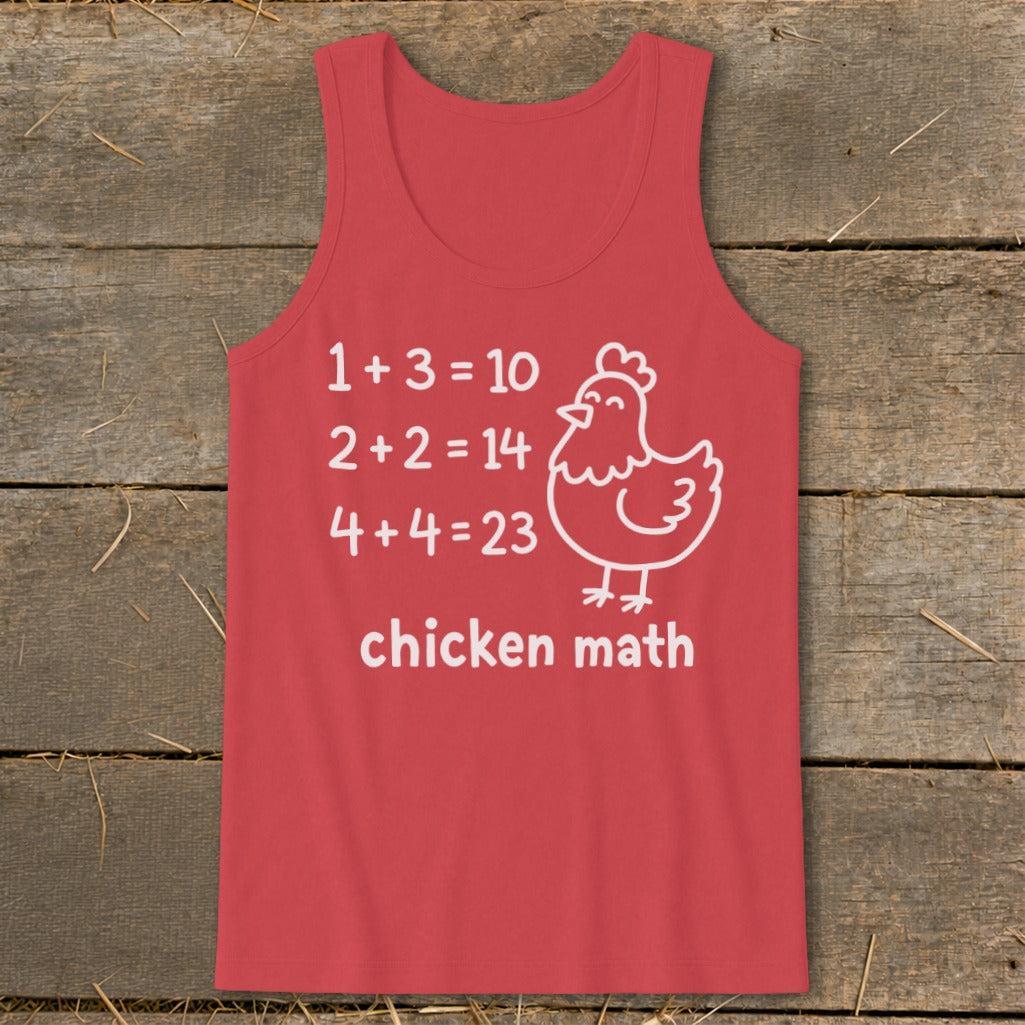 Chicken Math Hen Tank Top