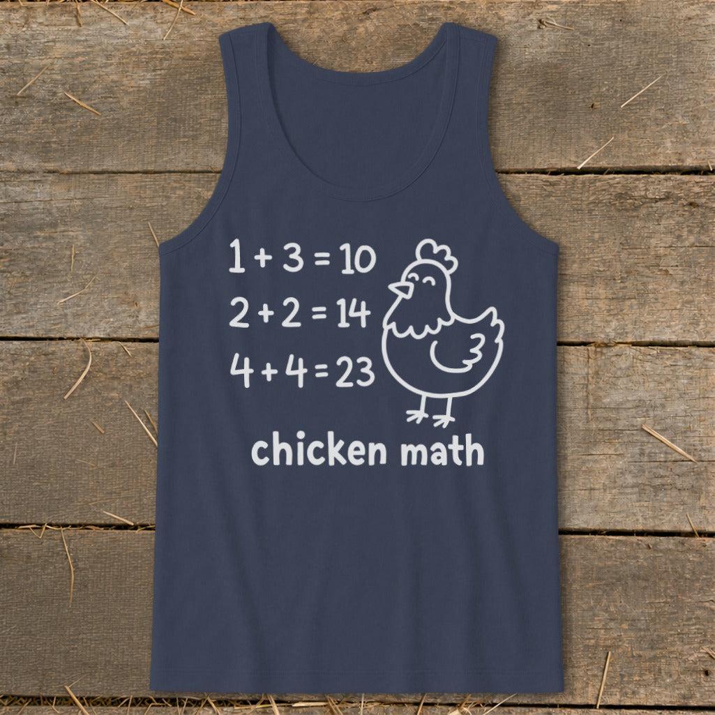 Chicken Math Hen Tank Top