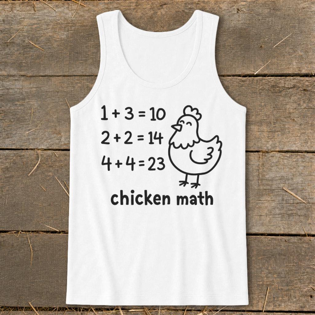 Chicken Math Hen Tank Top
