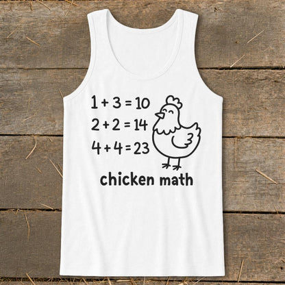 Chicken Math Hen Tank Top