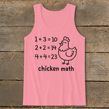 Chicken Math Hen Tank Top