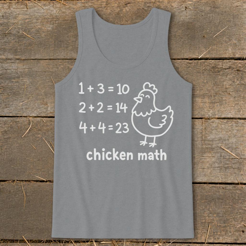 Chicken Math Hen Tank Top