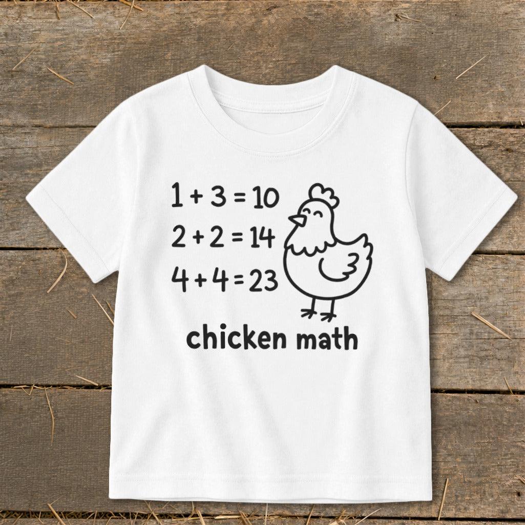 Chicken Math Hen Toddler Tee