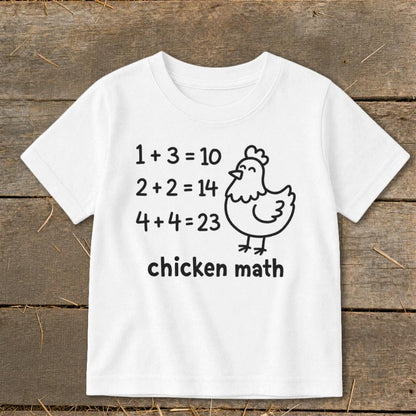 Chicken Math Hen Toddler Tee