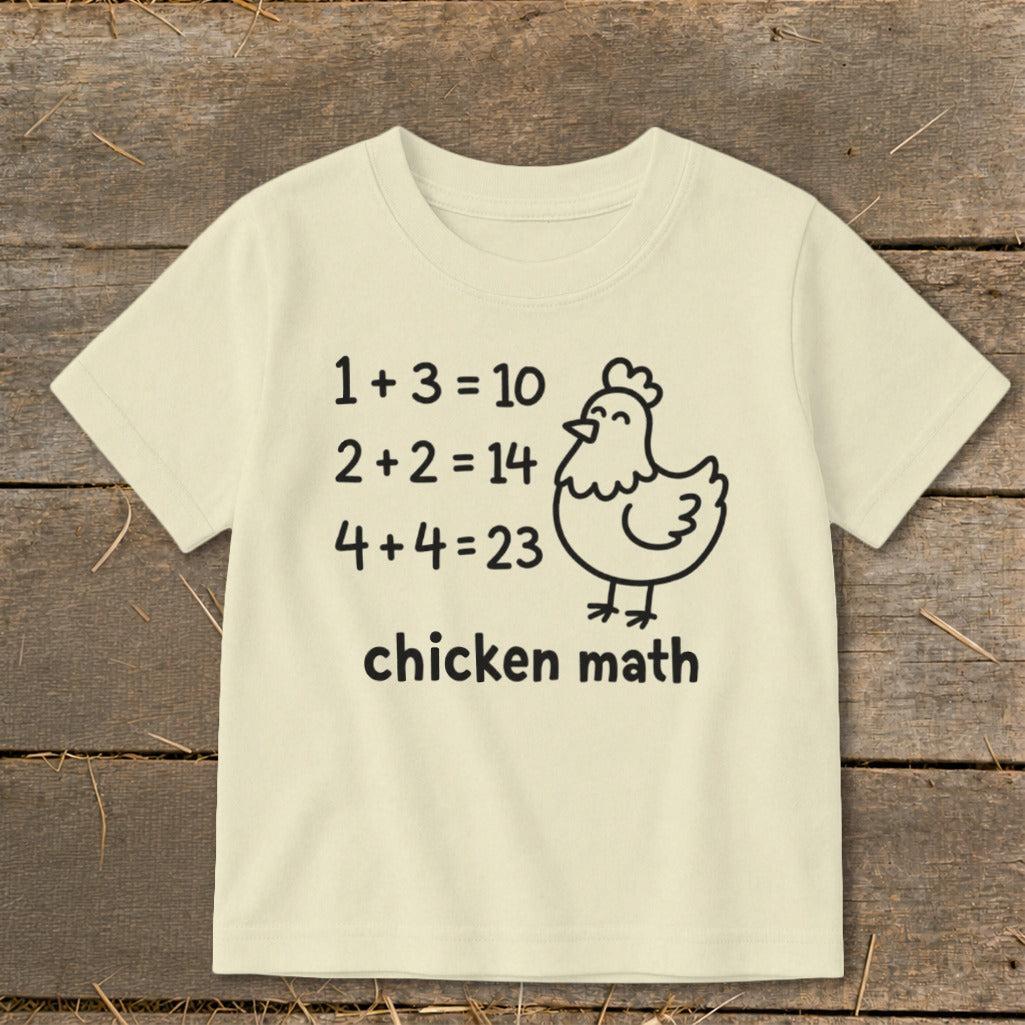Chicken Math Hen Toddler Tee