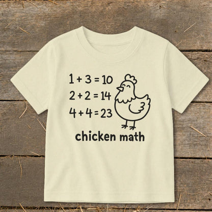 Chicken Math Hen Toddler Tee