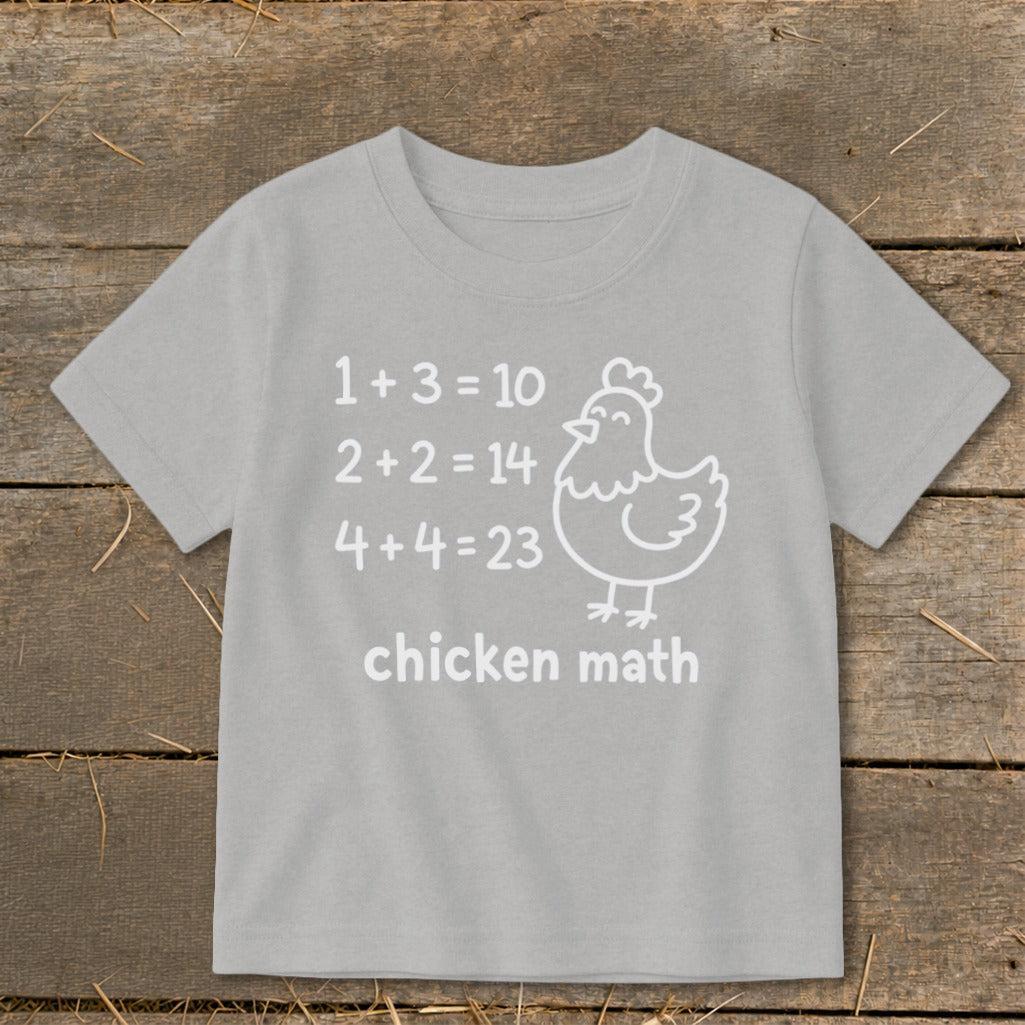 Chicken Math Hen Toddler Tee