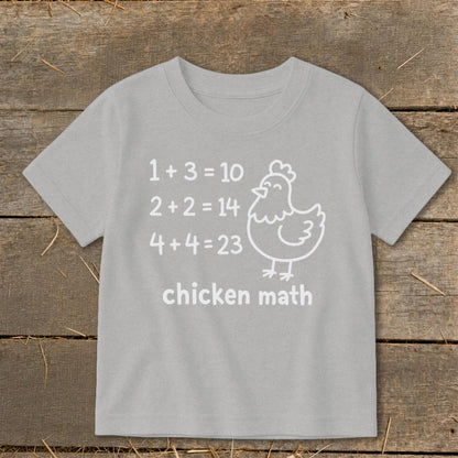 Chicken Math Hen Toddler Tee