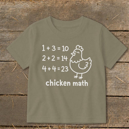 Chicken Math Hen Toddler Tee