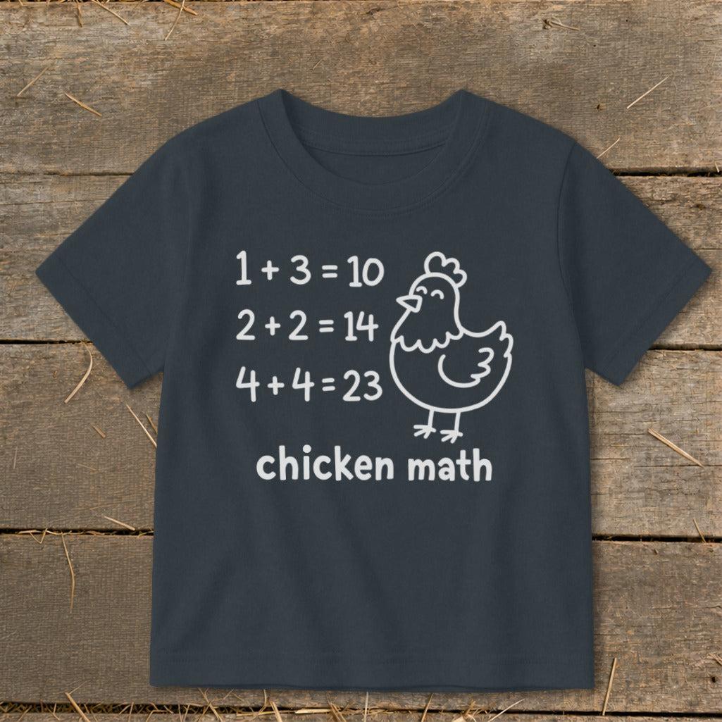 Chicken Math Hen Toddler Tee